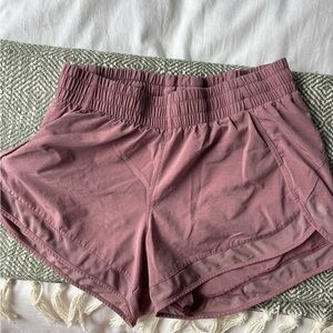 Athleta Pink Athletic Shorts Lightweight Relaxed Fit
